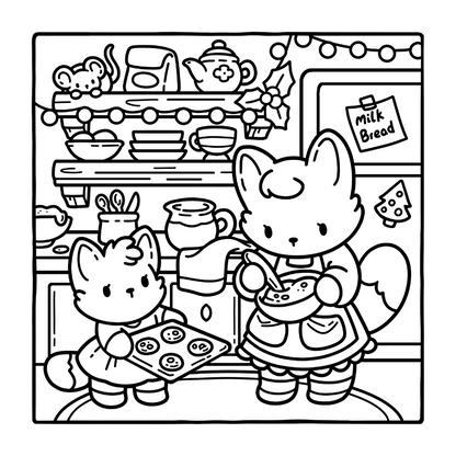 Merry Christmas Coloring Book | Cozy Holiday Pages for Kids & Adults