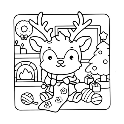 Cozy & Comfy Coloring Book | Relaxing Holiday Pages for All Ages