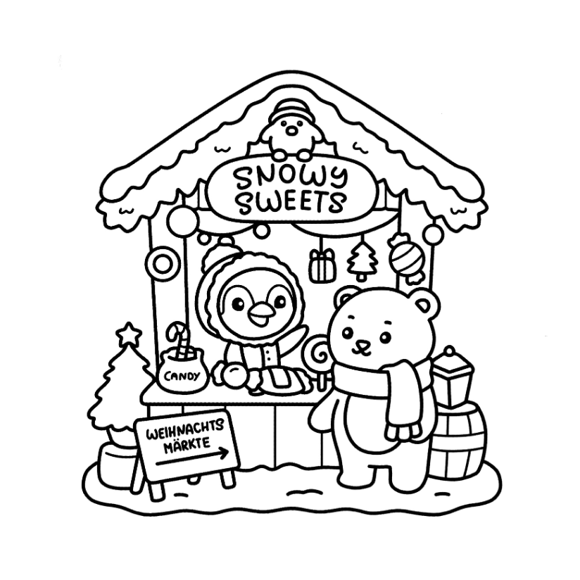 Cozy & Comfy Coloring Book | Relaxing Holiday Pages for All Ages