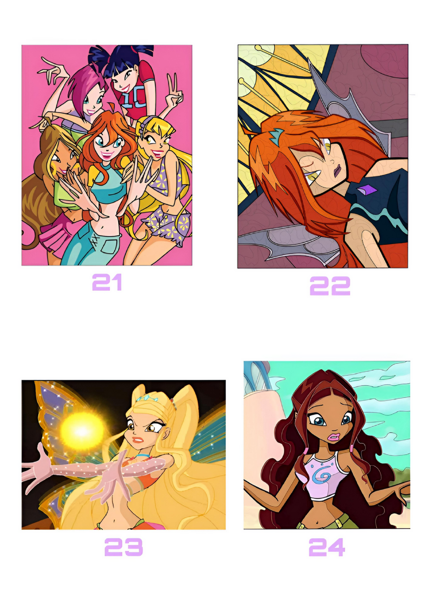 Winx Club Mystery Coloring Book | Color by Number | Printable PDF & iPad Coloring Pages